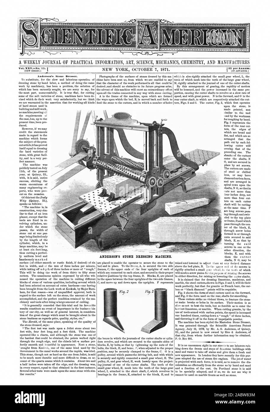 Andersons stone dressing machine hires stock photography and images Alamy