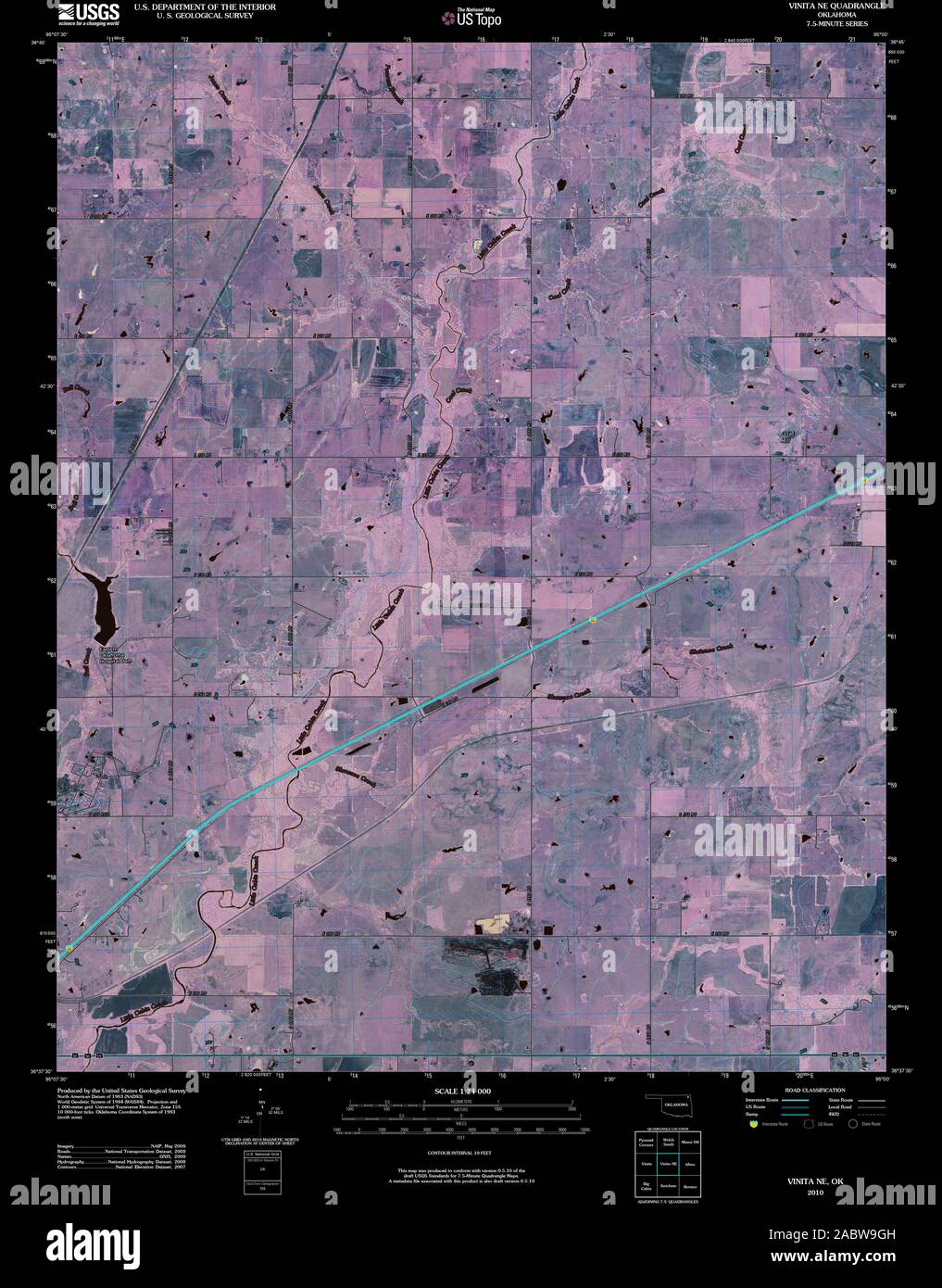 Map of vinita hires stock photography and images Alamy