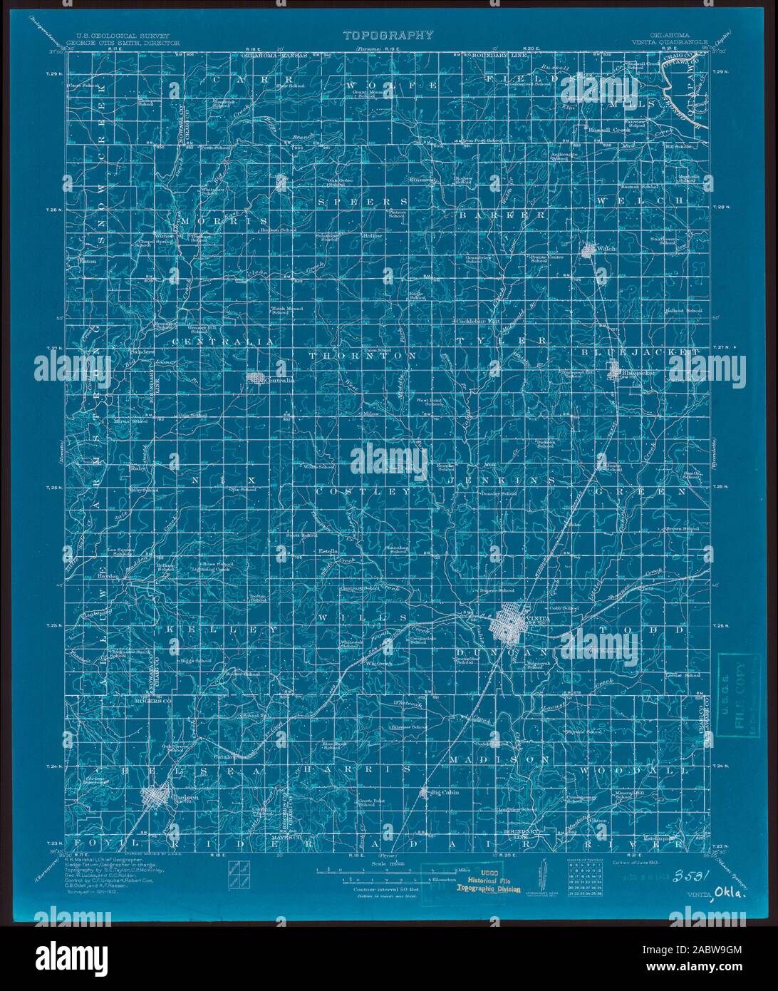 Map of vinita oklahoma hires stock photography and images Alamy