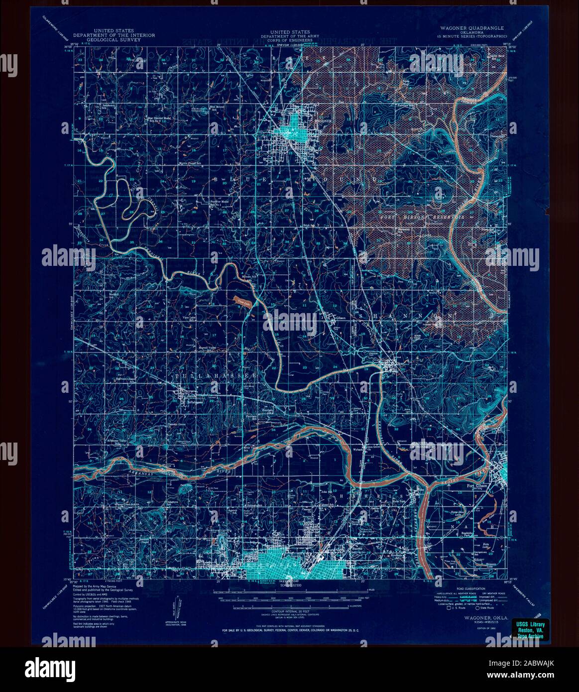 Map of wagoner oklahoma hires stock photography and images Alamy