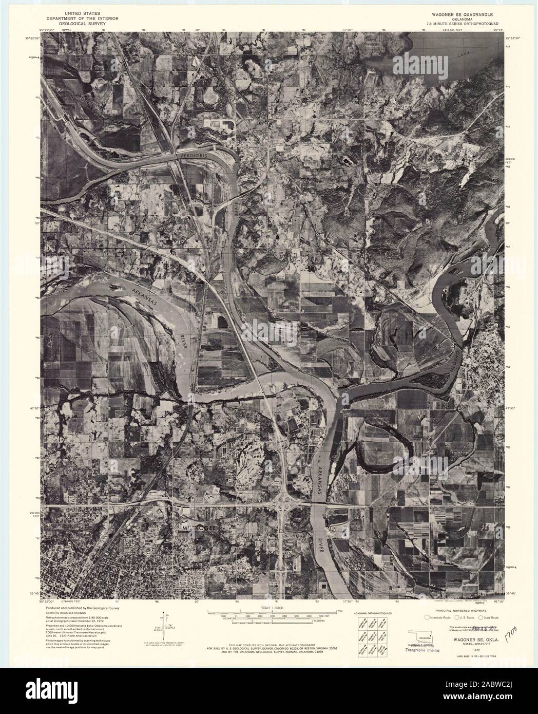 Map of wagoner oklahoma hires stock photography and images Alamy