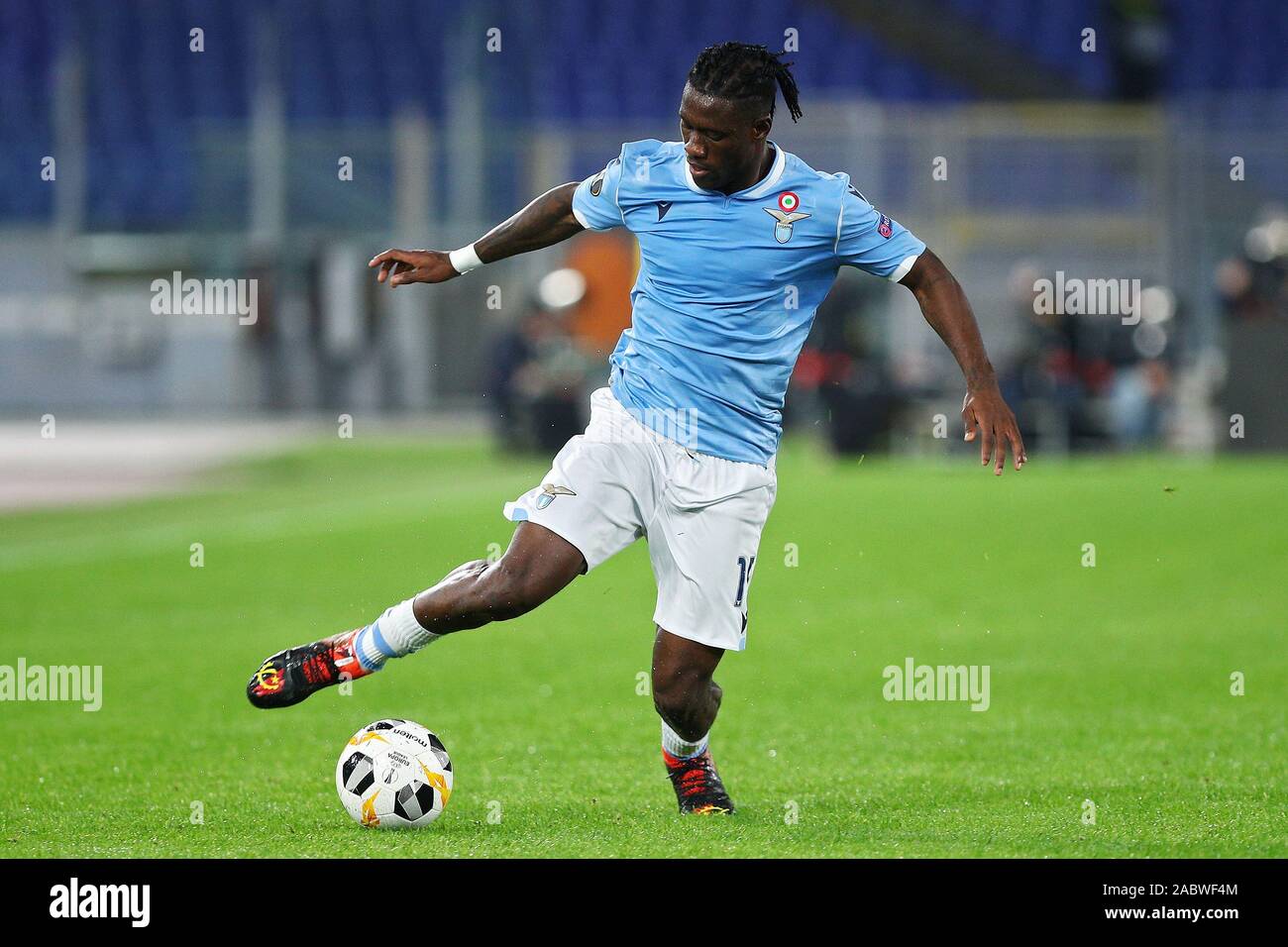 Bastos of Lazio in action during the UEFA Europa League, Group E football  match between SS Lazio and CFR Cluj on November 28, 2019 at Stadio Olimpico  in Rome, Italy - Photo