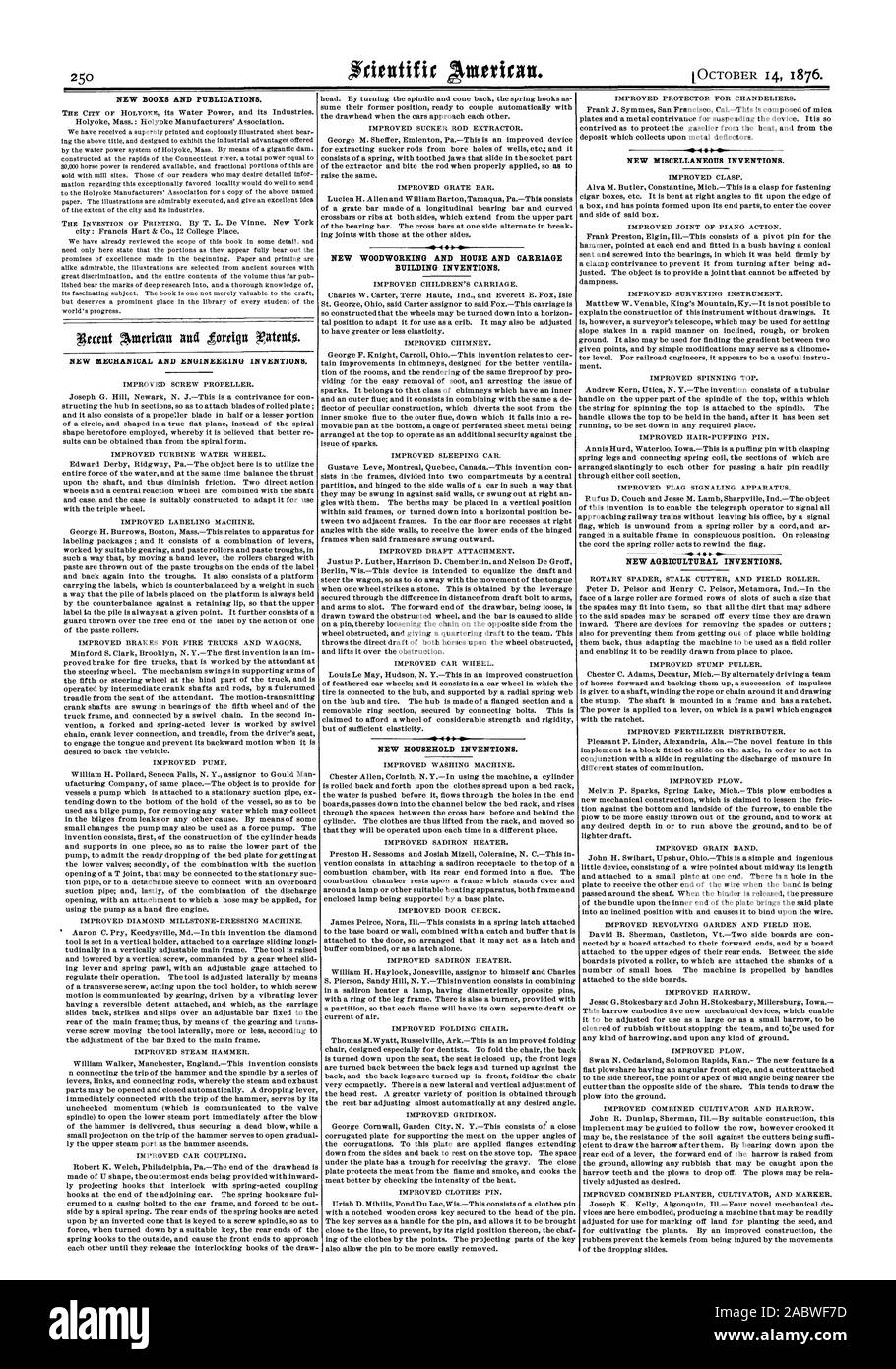 New miscellaneous inventions hi-res stock photography and images - Alamy