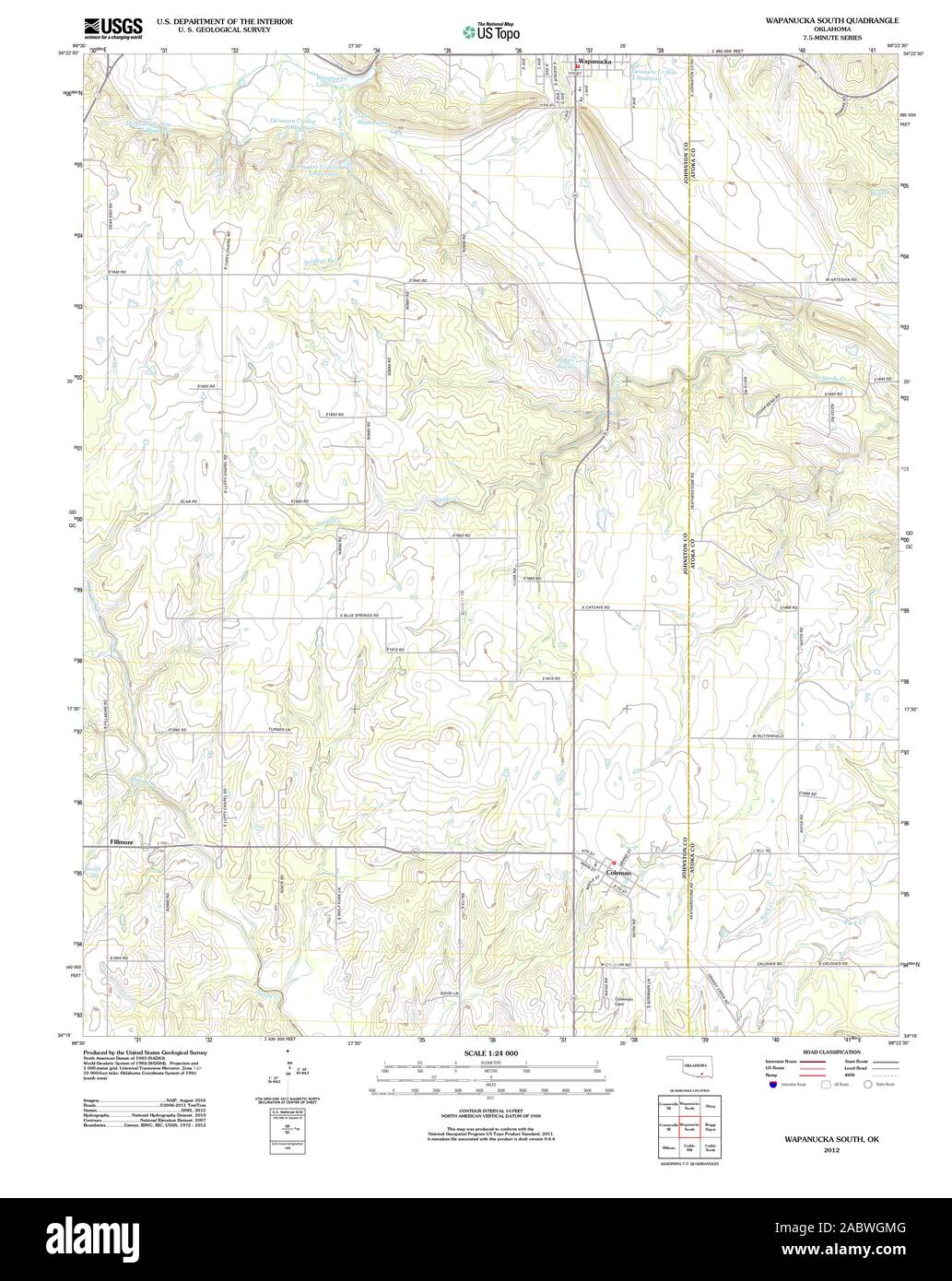 Wapanucka south hires stock photography and images Alamy