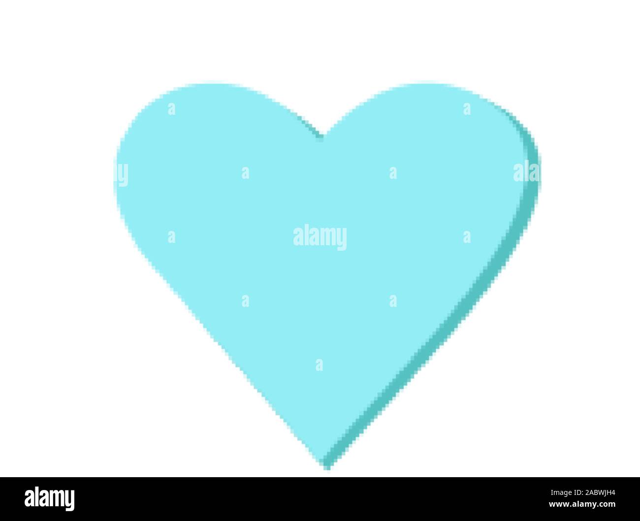 Blue sweet heart shaped Sprinkles, topping. pearl sugar, candy, Stock Vector