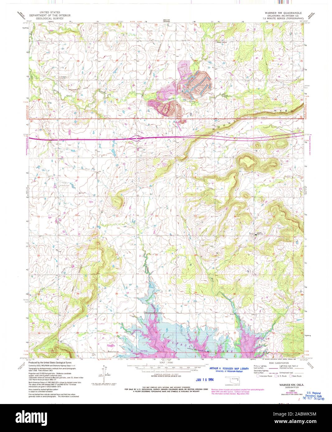 Warner map Cut Out Stock Images & Pictures - Alamy