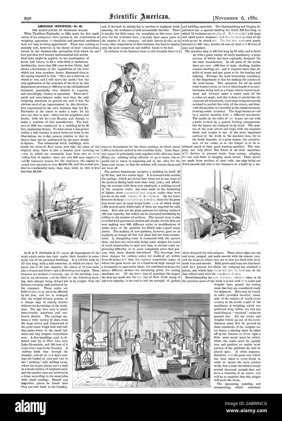 AMERICAN INDUSTRIESNo. 59. THE MANUFACTURE OF STANDARD SCALES