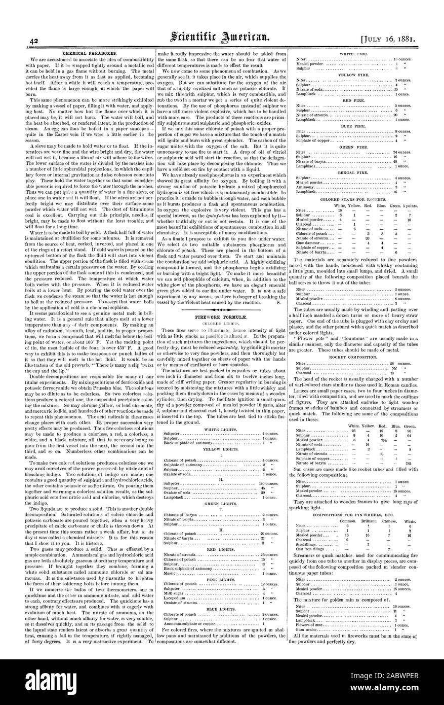 Firework formula Black and White Stock Photos & Images - Alamy