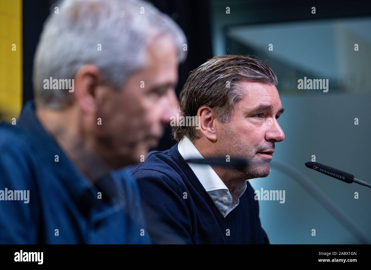 Berlin, Germany. 17th Apr, 2023. Soccer, Bundesliga, Hertha BSC, press  conference. Newly appointed head coach Pal Dardai speaks at a press  conference. Credit: Andreas Gora/dpa/Alamy Live News Stock Photo - Alamy