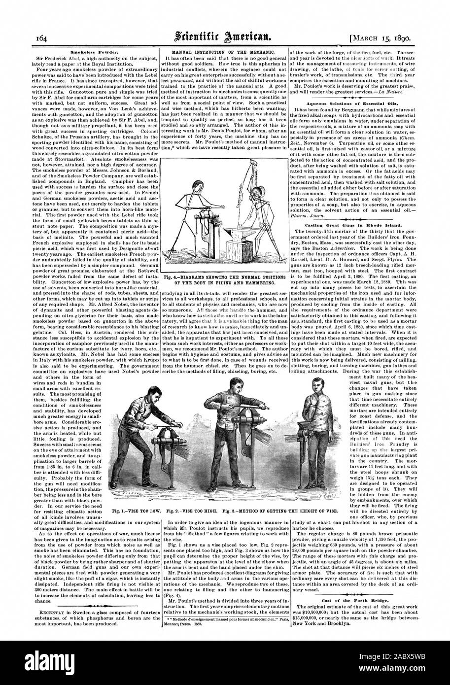 Smokeless Powder. MANUAL INSTRUCTION OF THE MECHANIC. Fig. 4DIAGRAMS
