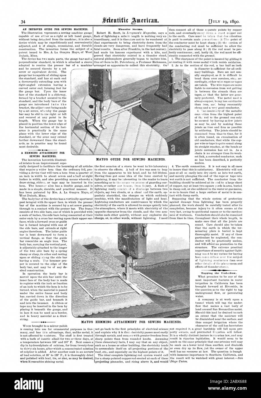 Hemming attachment for sewing machines hires stock photography and