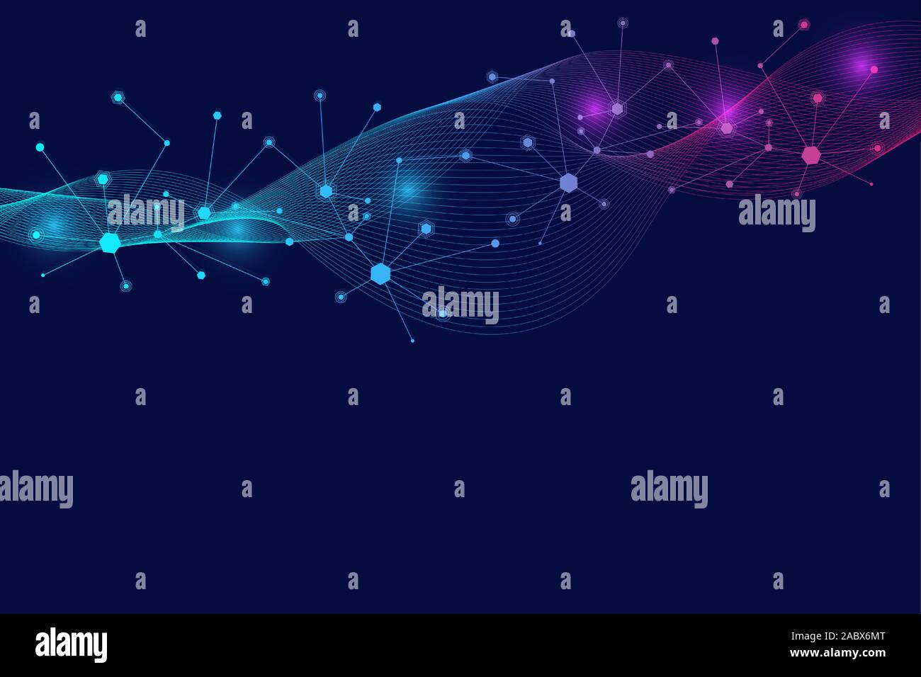 Big Data Visualization Background. Modern futuristic virtual abstract ...
