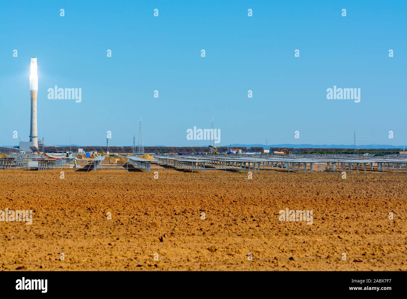Concentrating solar power plant spain hi-res stock photography and ...