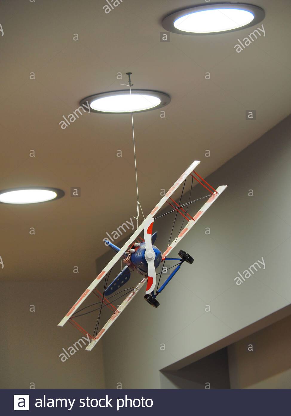 Hanging Decorative Wooden Airplane Toy Stock Photo 334336593 Alamy