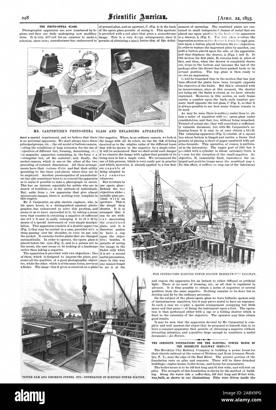 Who Invented Opera Engine THE PHOTO-OPERA GLASS. CARPENTIER'S PHOTO-OPERA GLASS AND ENLARGING ...
