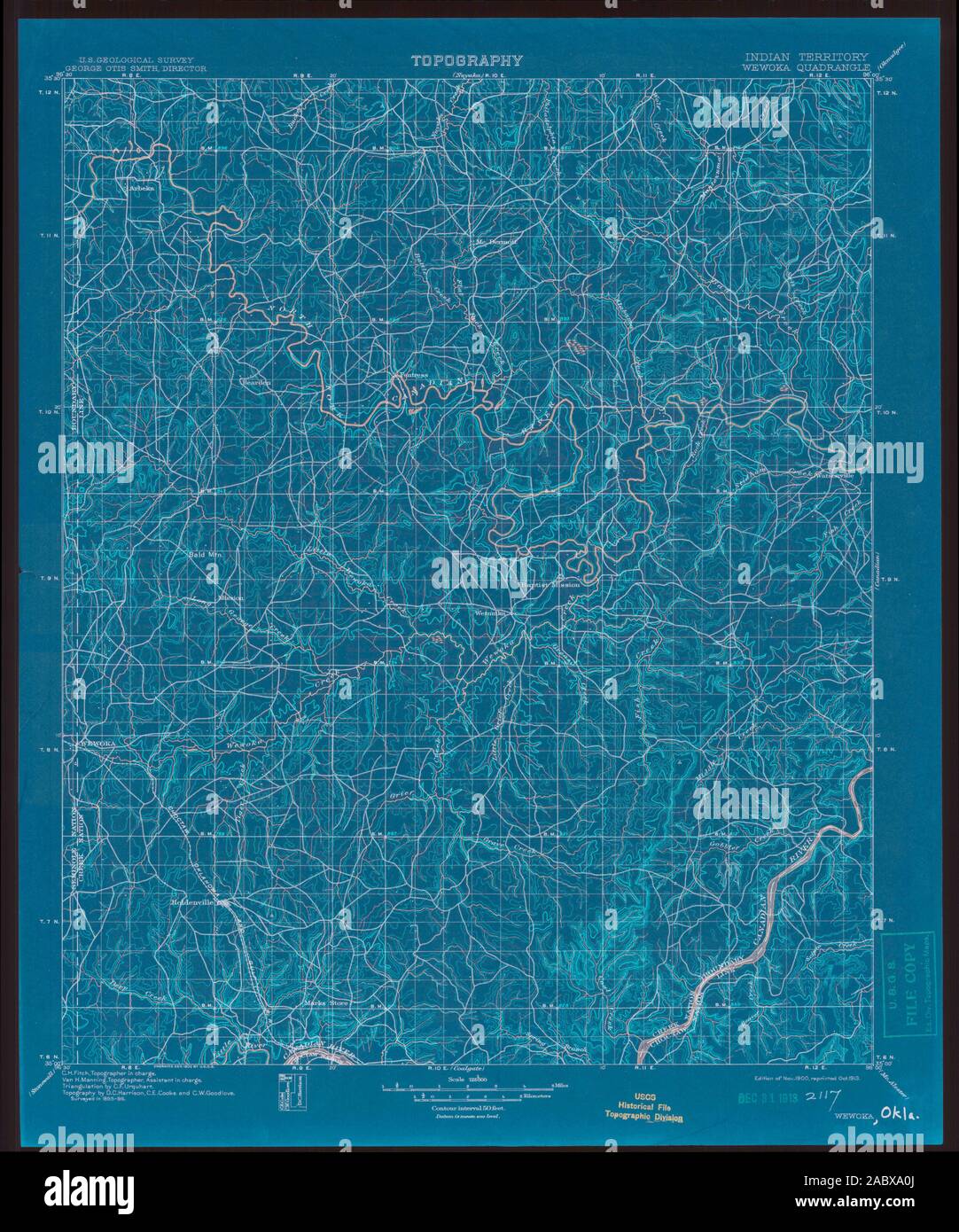Wewoka oklahoma map hires stock photography and images Alamy
