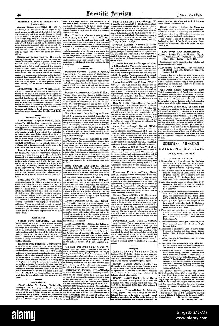 Inventions architectural designs Black and White Stock Photos & Images ...