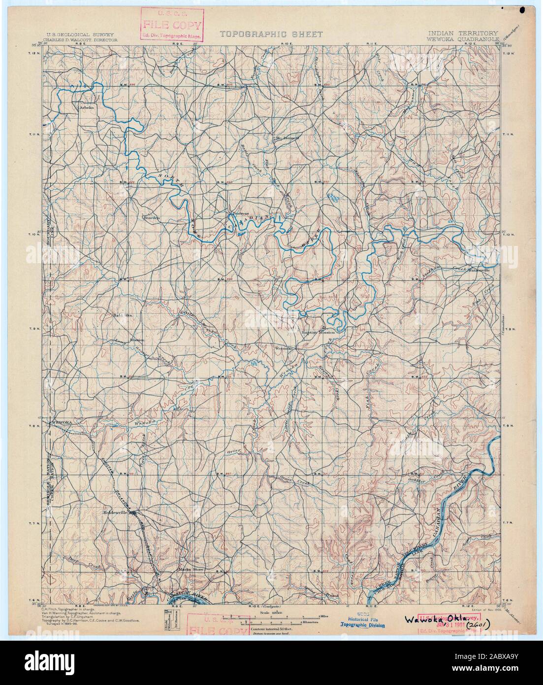 Wewoka oklahoma map hires stock photography and images Alamy