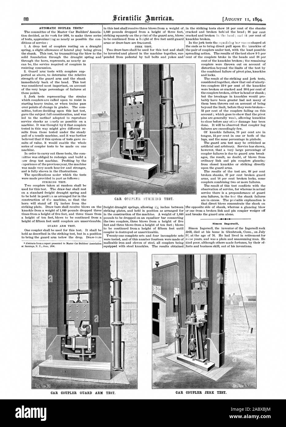 Automatic coupler tests hires stock photography and images Alamy