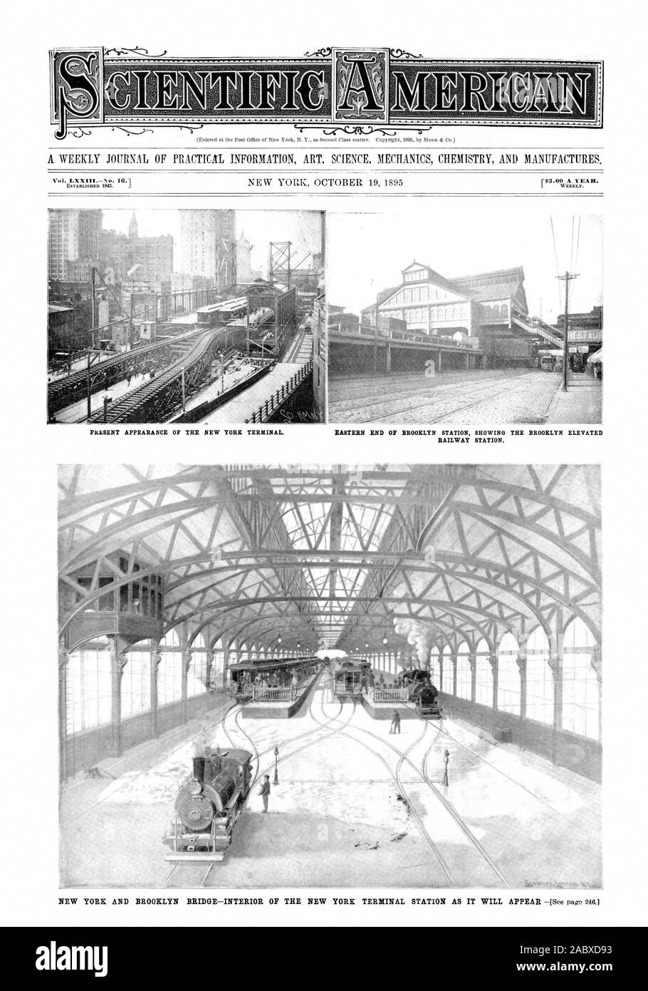 Brooklyn elevated railway station Cut Out Stock Images & Pictures Alamy