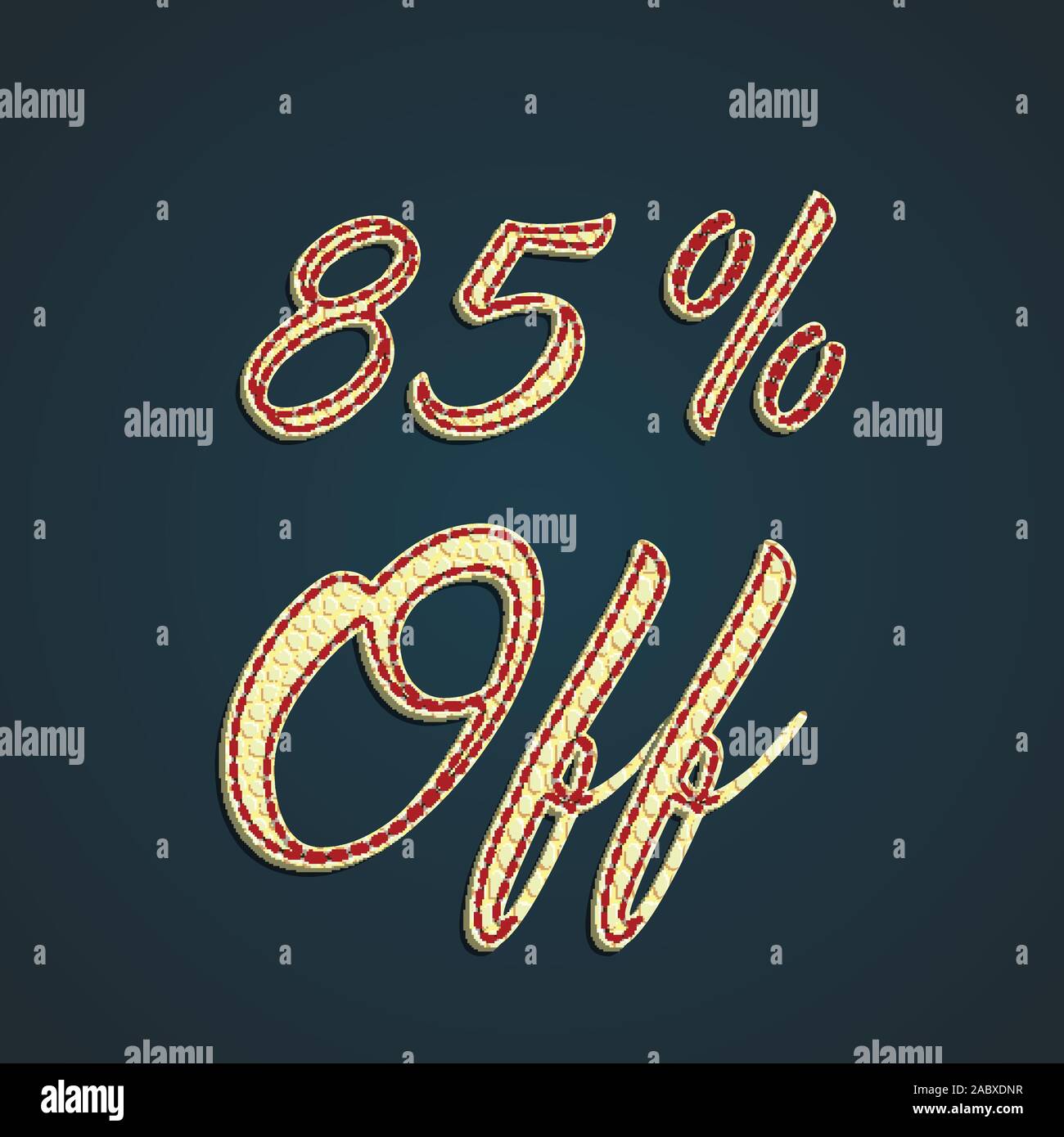 'Discount' leather sign, vector illustration Stock Vector Image & Art ...