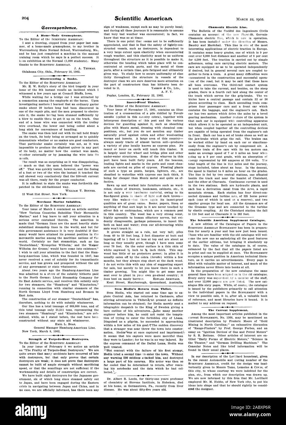 Scientific american supplement catalogue hires stock photography and