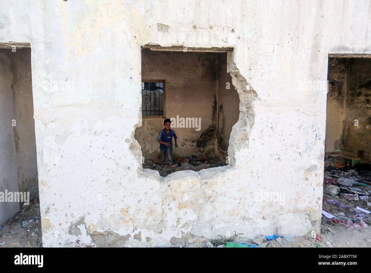 Palestinian Refugees Rafah Camp, in Southern Gaza Strip, on Nov 29