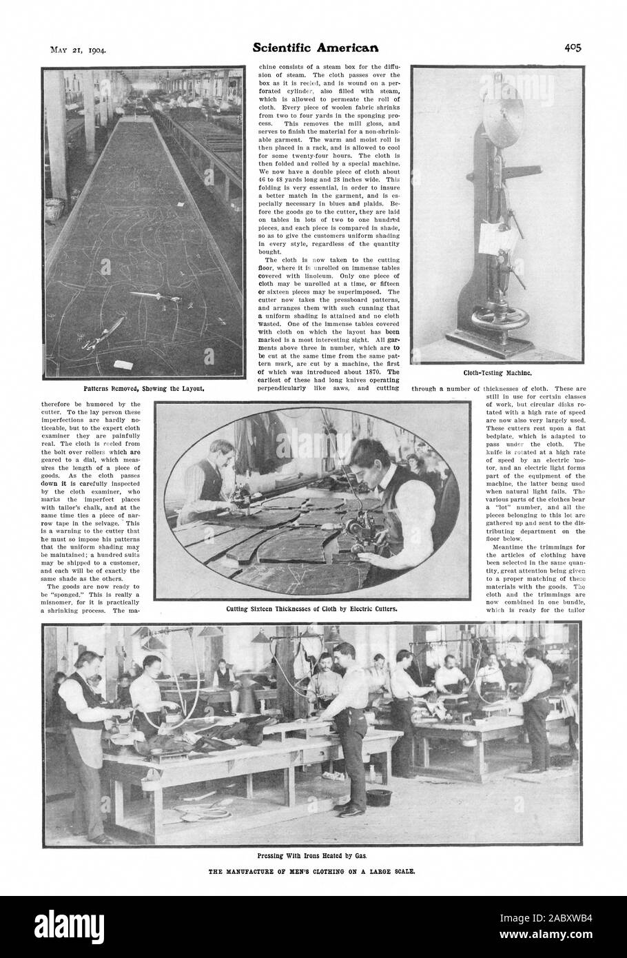 Scientific American, 1904-05-21 Stock Photo