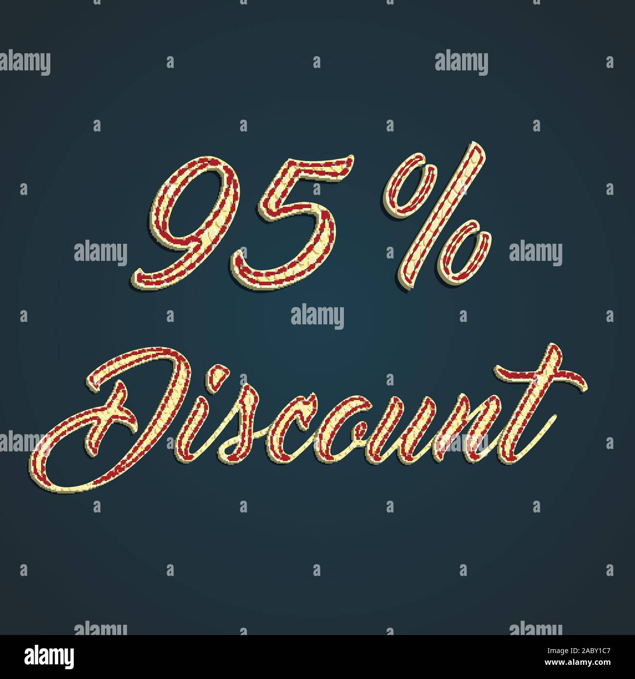 'Discount' leather sign, vector illustration Stock Vector Image & Art ...