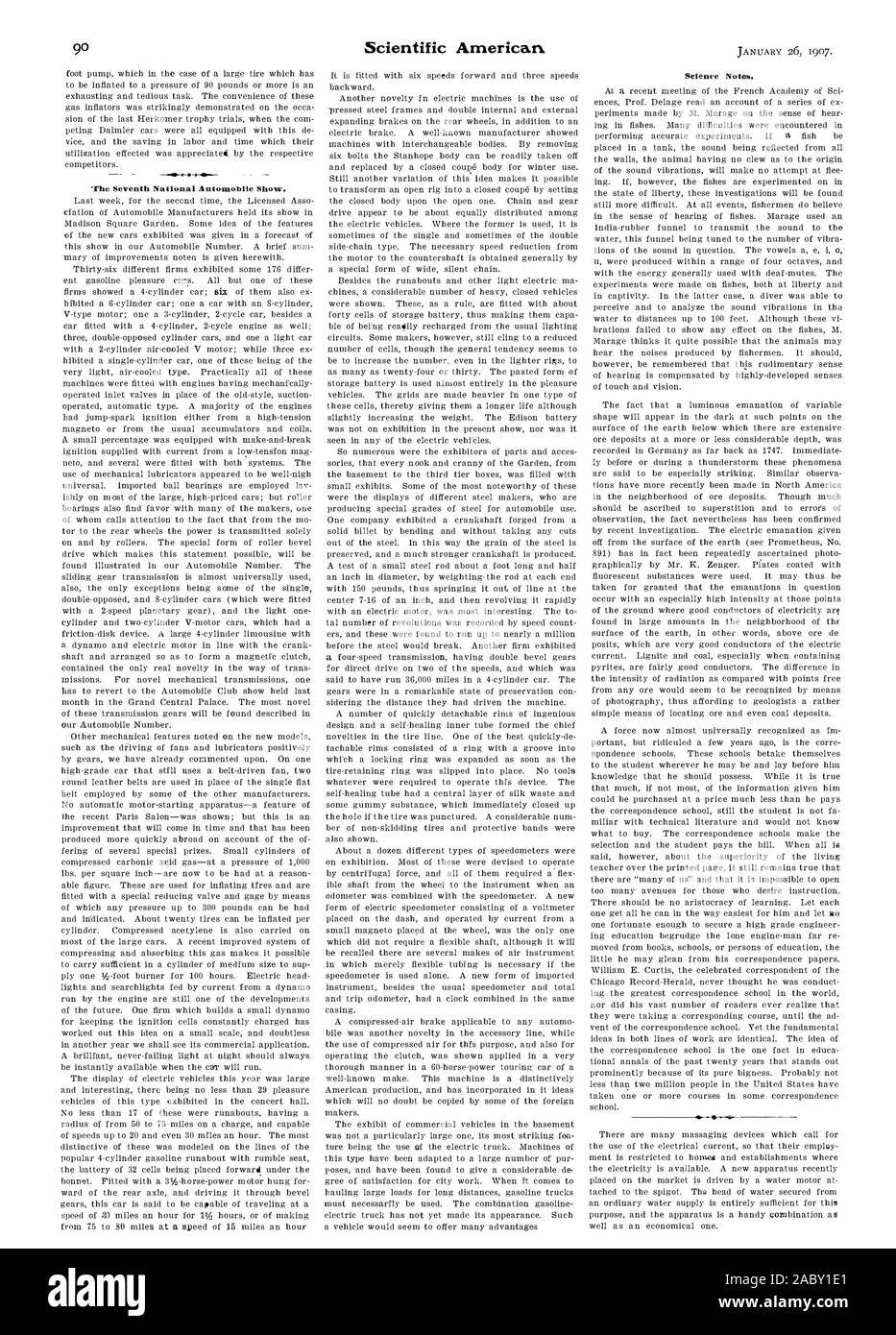 Rue seventh national automobile show hires stock photography and