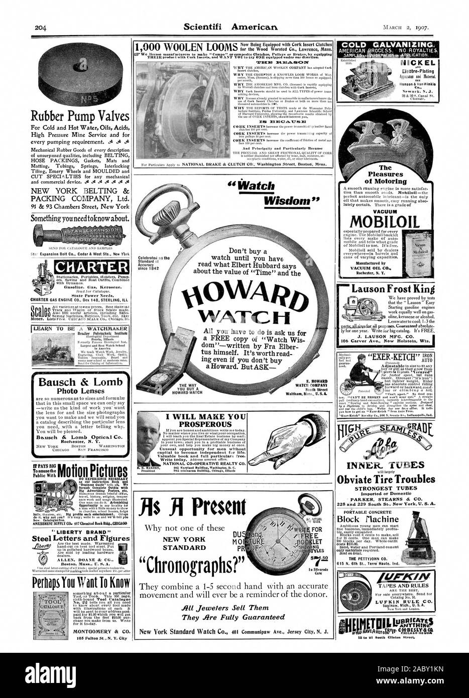 Cold Galvanizing Nickel And Hanson Van Winkle Co Watch Wisdom The Of Motoring Celebrated As Standard 01 Accuracy Don T Buy A Watch Until You Have Read What Elbert Hubbard Says About