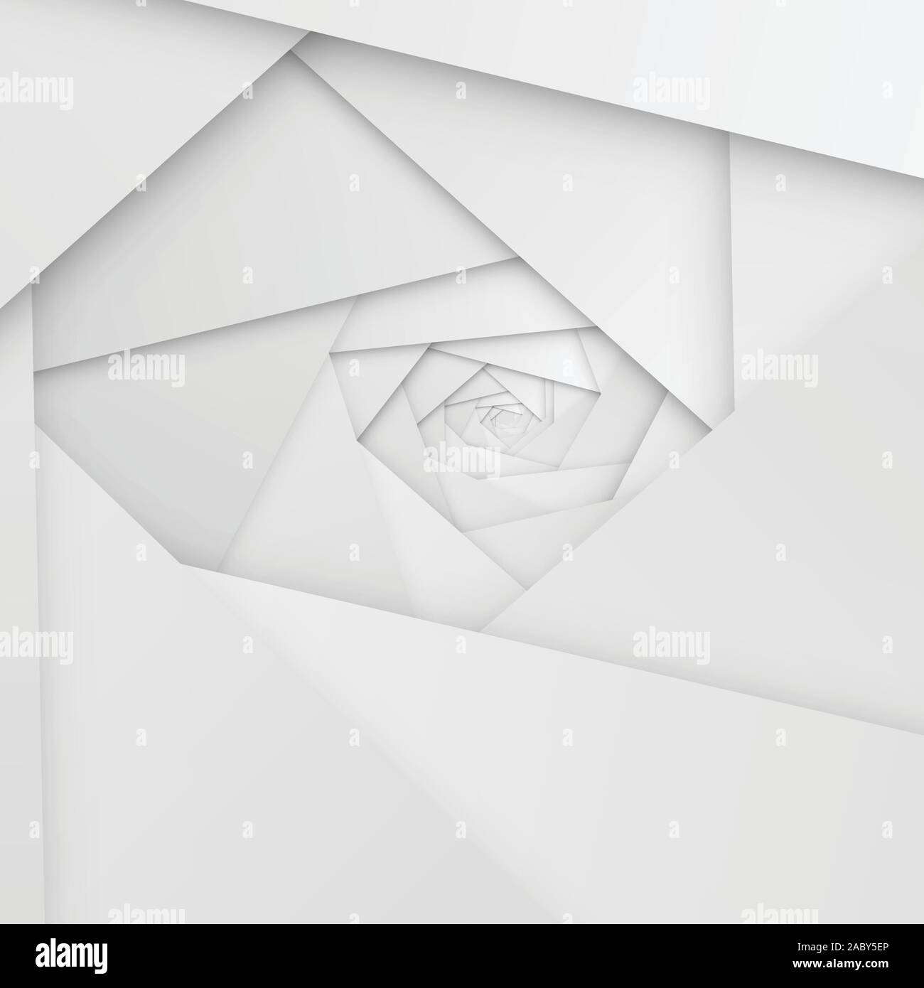 Abstract white background with folds and shadows, vector illustration ...