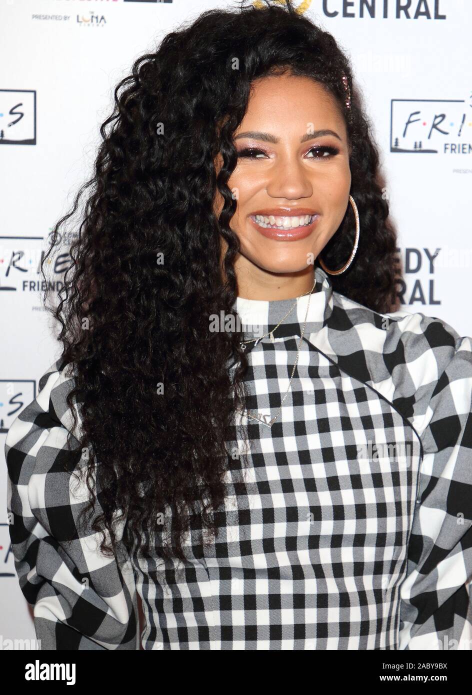 LONDON, UNITED KINGDOM - NOVEMBER 28 2019: Vick Hope attends the Comedy