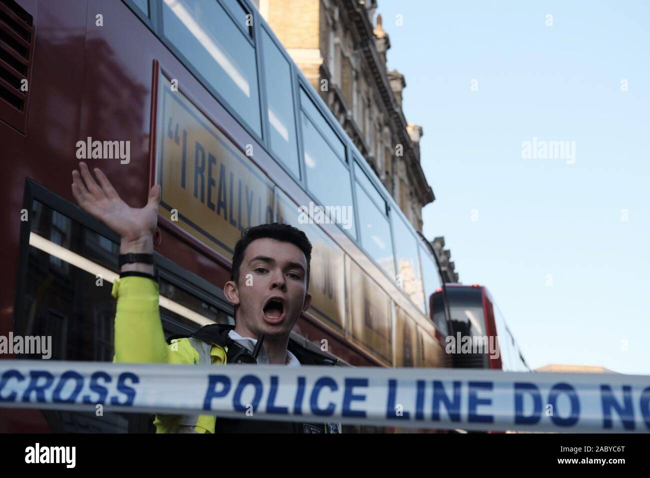 London, UK. 29th Nov 2019. A stabbing attack on London Bridge is being treated by police as 'terror related', the Met has said. A number of people are believed to have been injured in an incident at London Bridge. Credit: RayArt Graphics/Alamy Live News Stock Photo