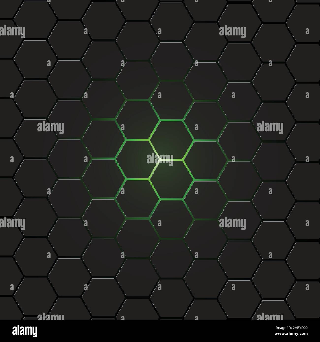 Dark gray hexagon background, vector Stock Vector Image & Art - Alamy