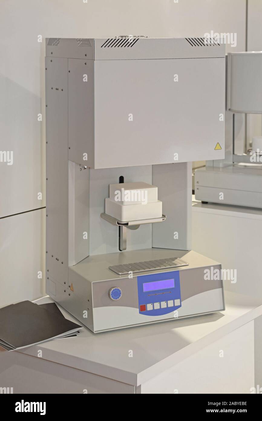 Dental Zircon Oven Furnace Press in Laboratory Stock Photo Alamy