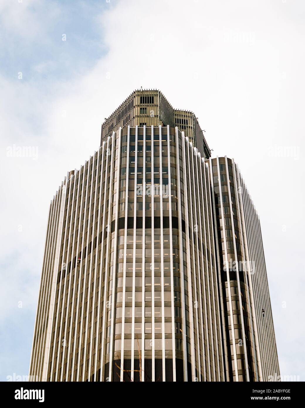 Tower 42. The London landmark formerly known as the NatWest Tower situated off Bishopsgate in the business district of The City of London. Stock Photo