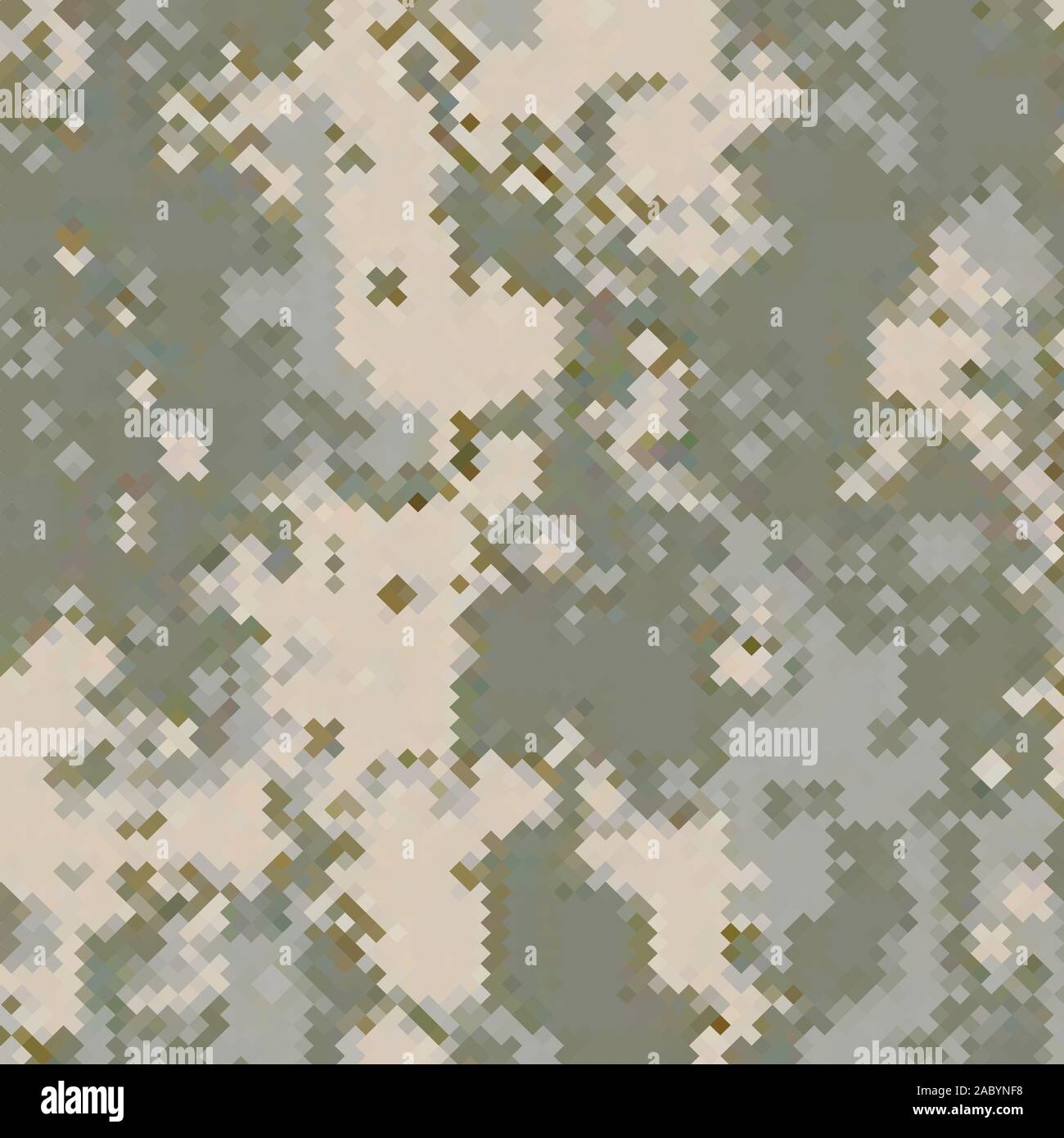 Urban Camouflage Background. Army Military Pattern. Green Pixel Fabric