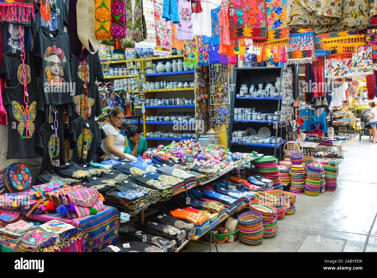 Kunsthandwerker-Markt 'Mercado De Artesanias La Ciudadela', Mexiko Stadt, Mexiko Stock Photo