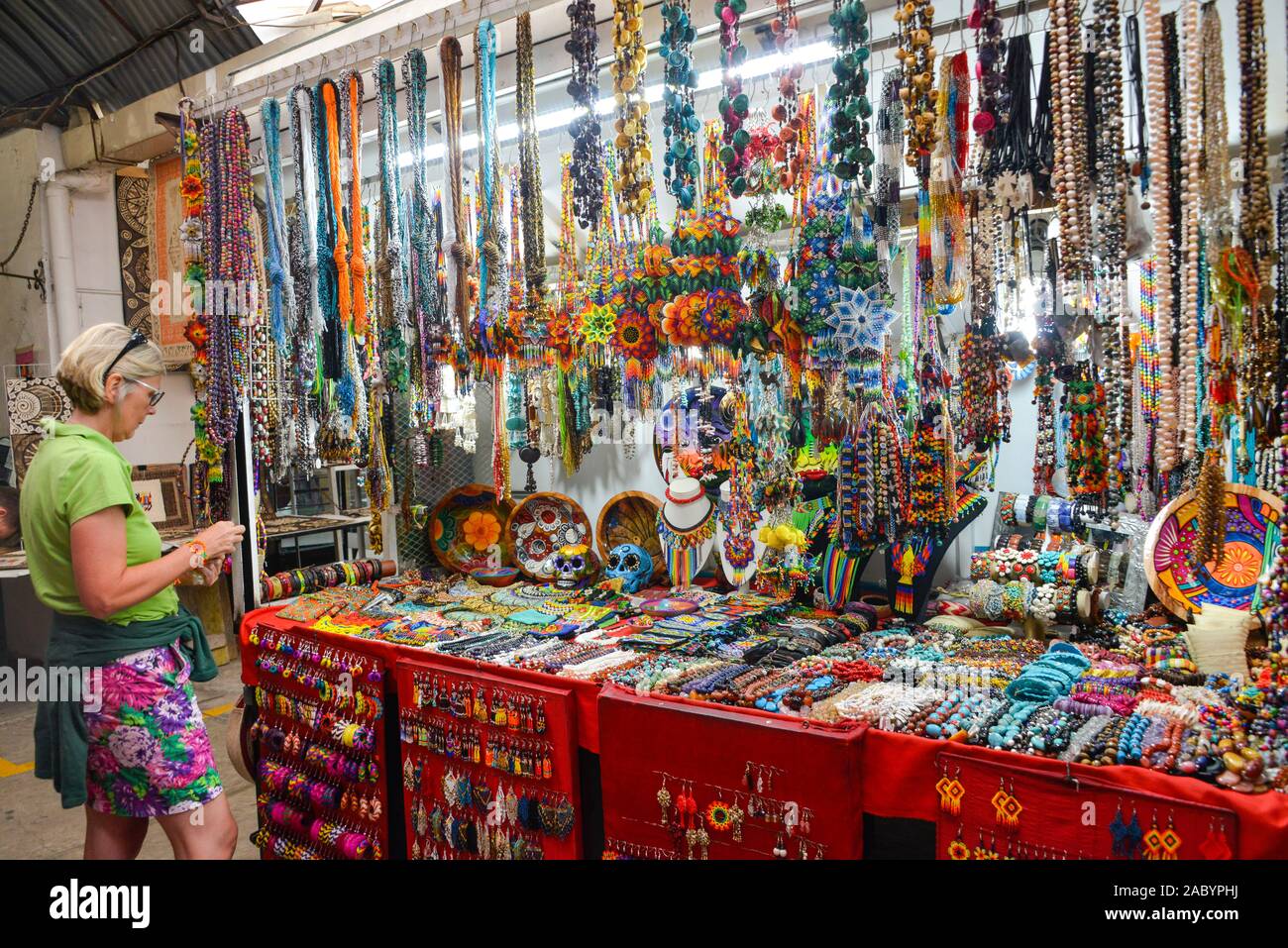 Kunsthandwerker-Markt 'Mercado De Artesanias La Ciudadela', Mexiko Stadt, Mexiko Stock Photo