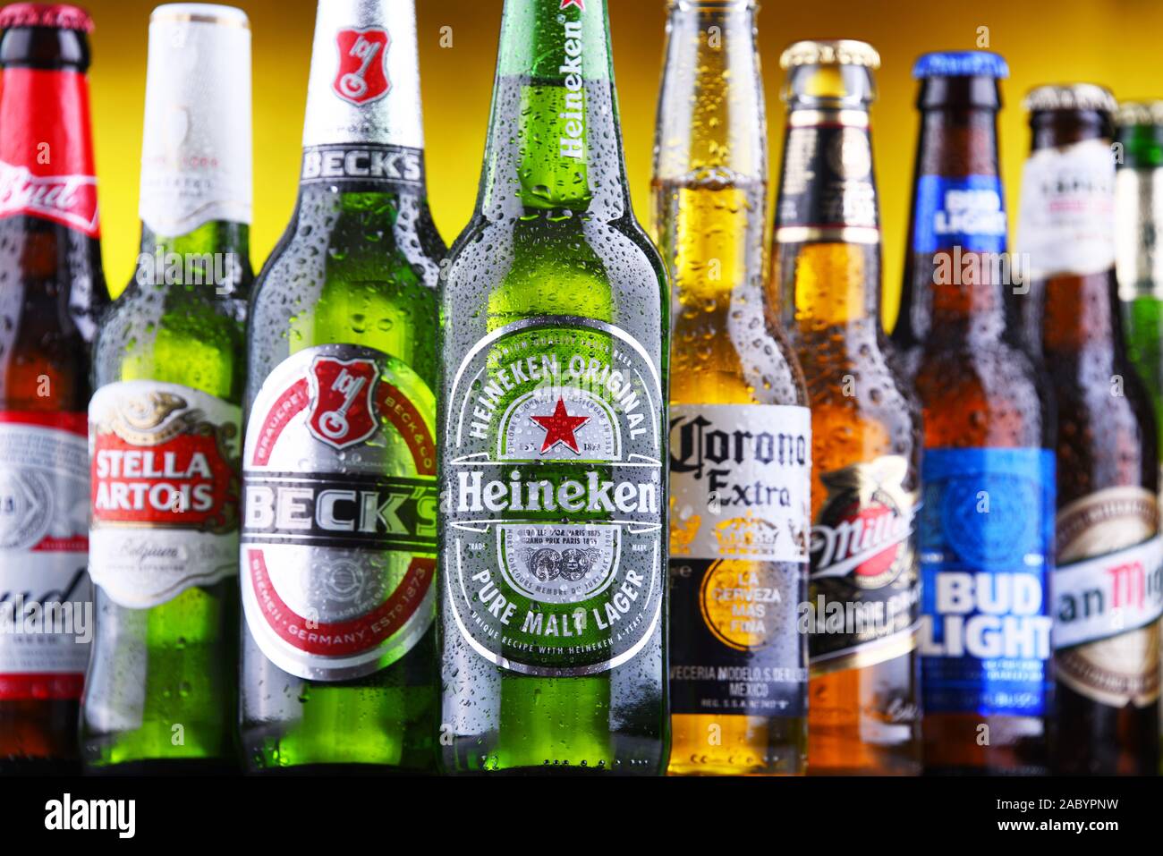 Many beer brands hi-res stock photography and images - Alamy
