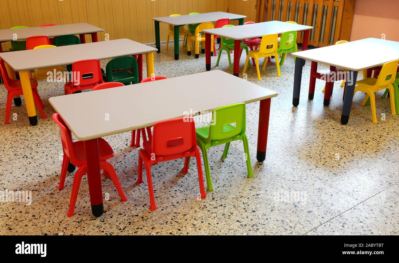 nursery school tables