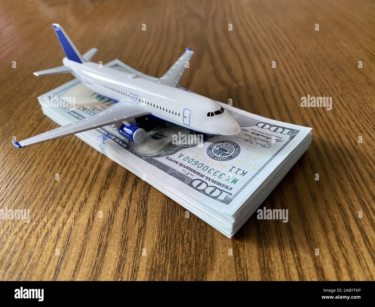 Plane ticket concept Stock Photo