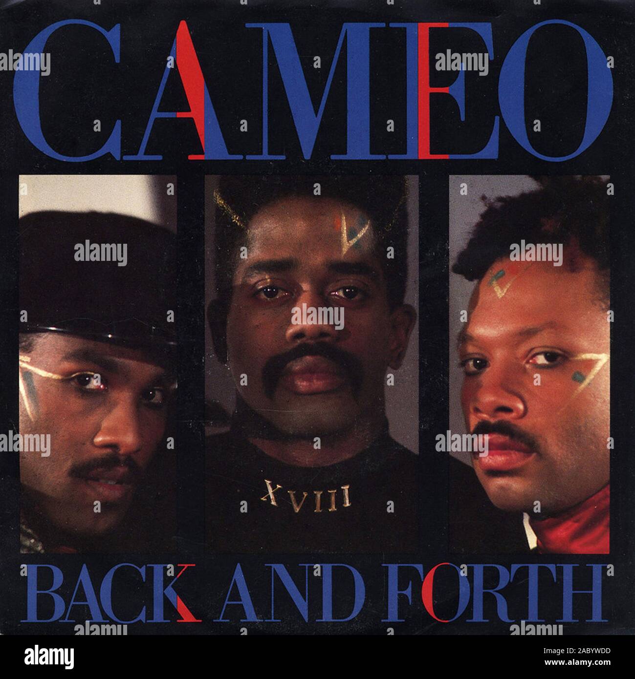 Cameo - Back And Forth - Vintage vinyl album cover Stock Photo