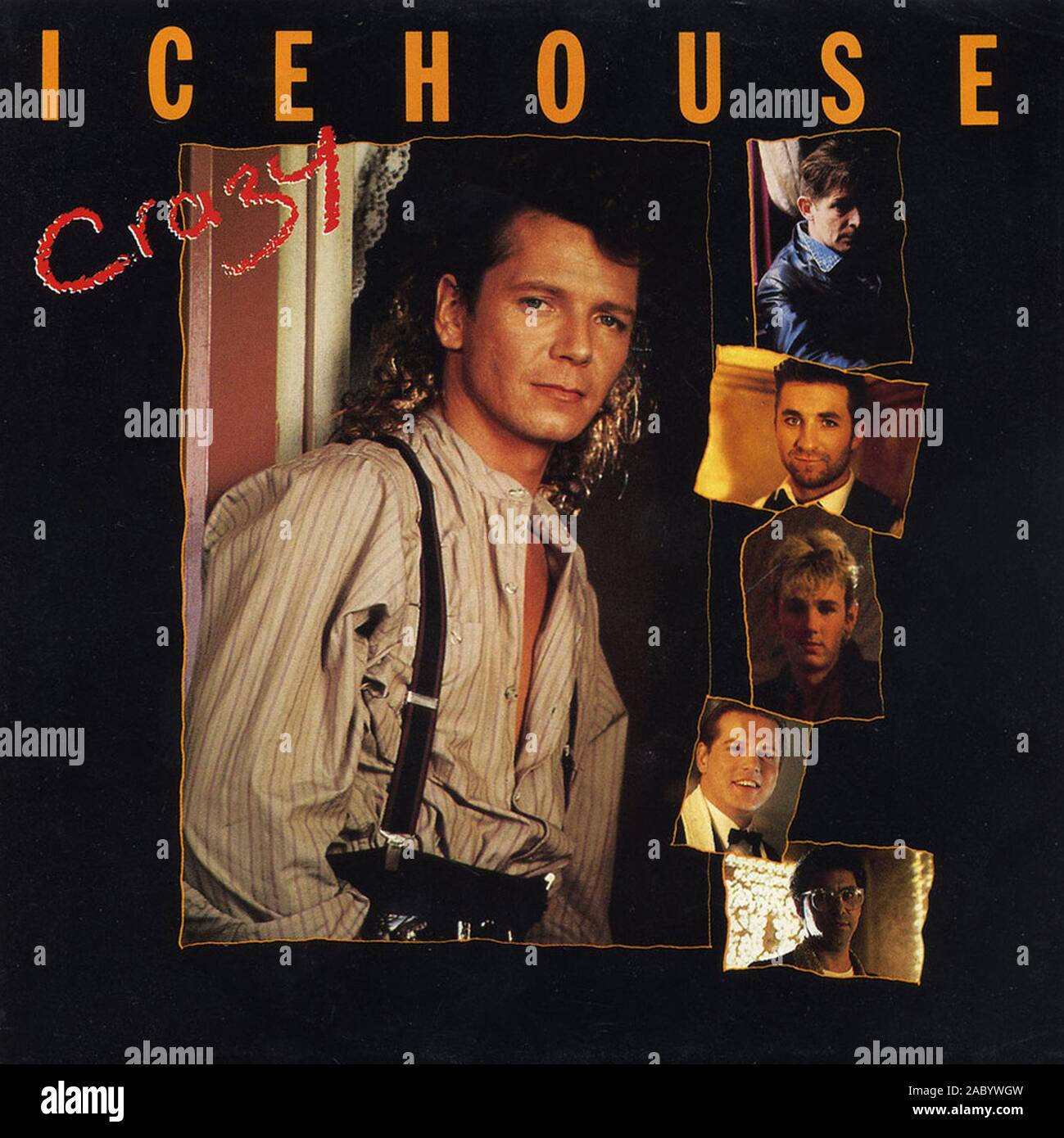 Icehouse Crazy Vintage vinyl album cover Stock Photo Alamy