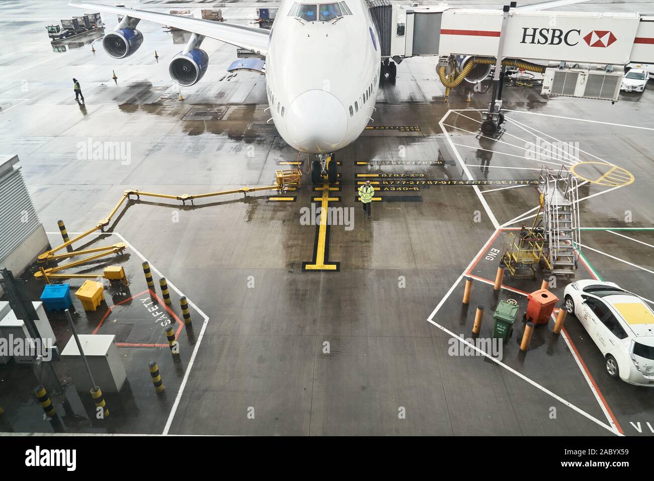 Terminal Five Heathrow Airport London UK Stock Photo