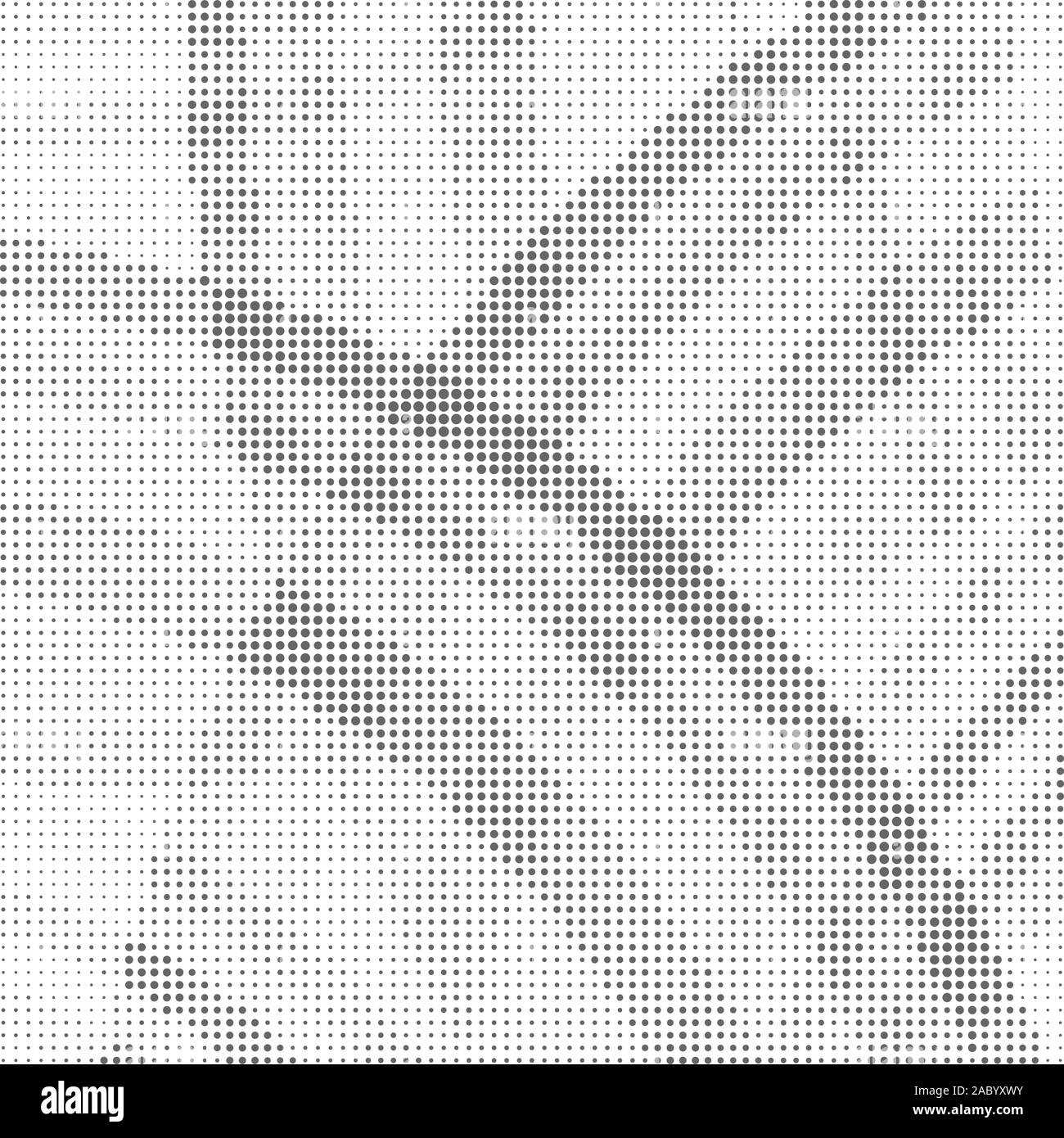 Halftone Pattern. Set of Dots. Dotted Texture. Overlay Grunge Template ...