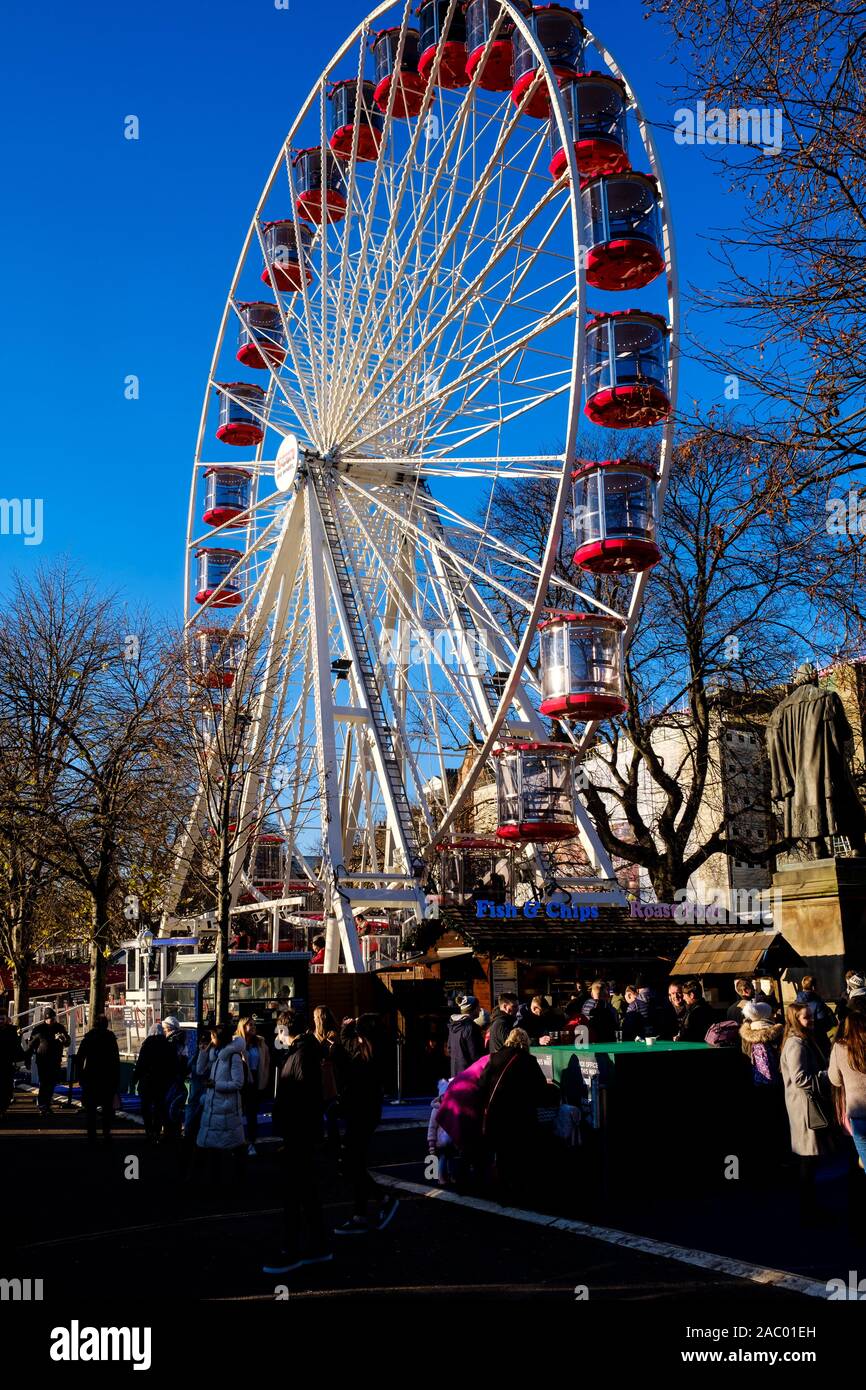 Edinburgh's Christmas 2019 The big wheel in Princes Street Gardens