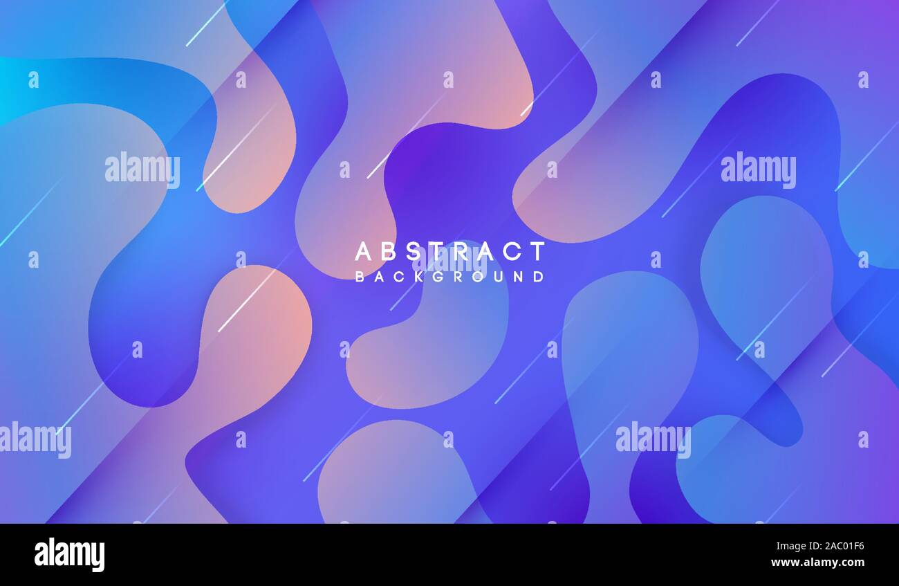Moving colorful abstract background. Dynamic Effect. Vector ...