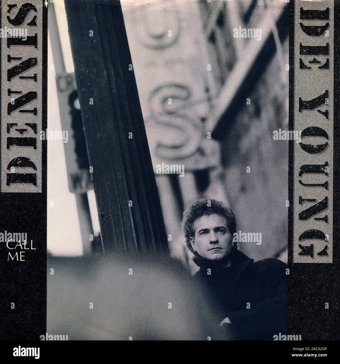 Call Me Dennis Deyoung Vintage Vinyl Album Cover Stock Photo Alamy